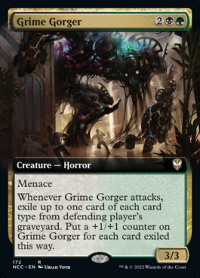 Grime Gorger (Extended Art) [Streets of New Capenna Commander] | Tacoma Games