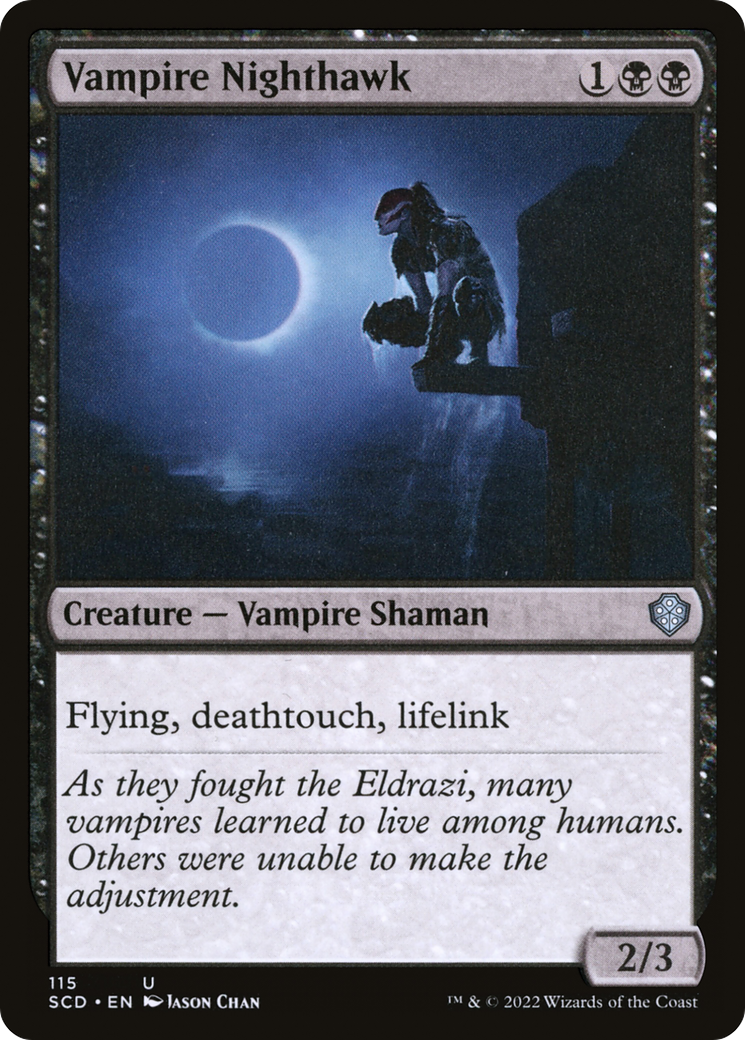 Vampire Nighthawk [Starter Commander Decks] | Tacoma Games