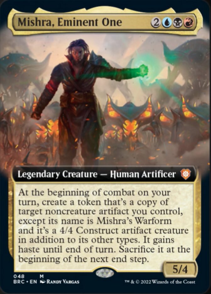 Mishra, Eminent One (Extended Art) [The Brothers' War Commander] | Tacoma Games