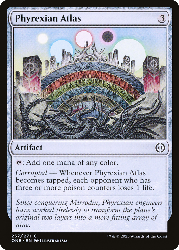 Phyrexian Atlas [Phyrexia: All Will Be One] | Tacoma Games