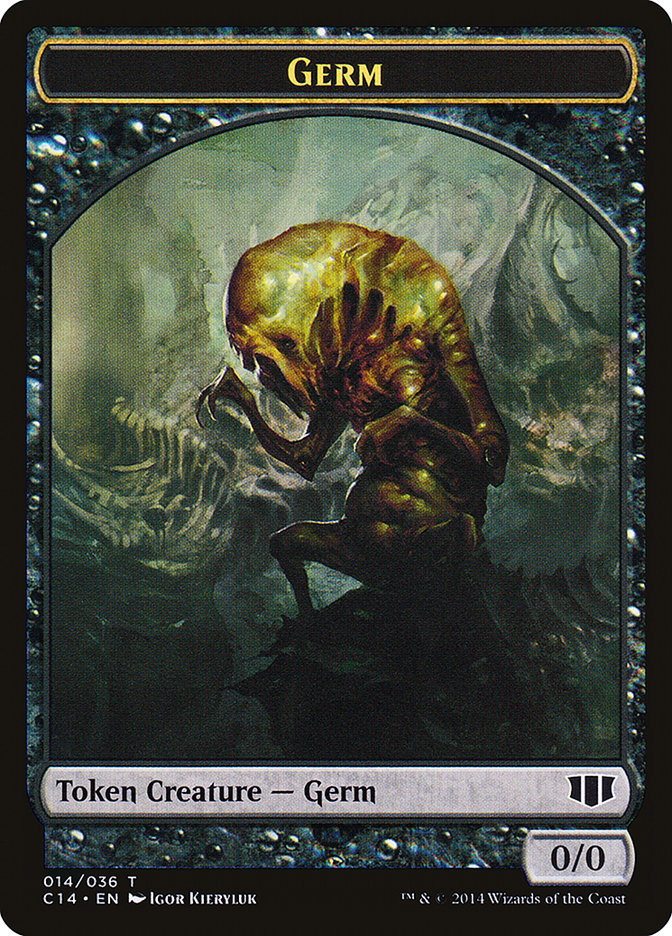 Stoneforged Blade // Germ Double-sided Token [Commander 2014 Tokens] | Tacoma Games