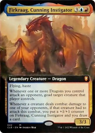 Firkraag, Cunning Instigator (Extended Art) [Commander Legends: Battle for Baldur's Gate] | Tacoma Games