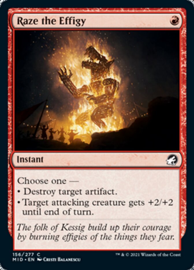 Raze the Effigy [Innistrad: Midnight Hunt] | Tacoma Games
