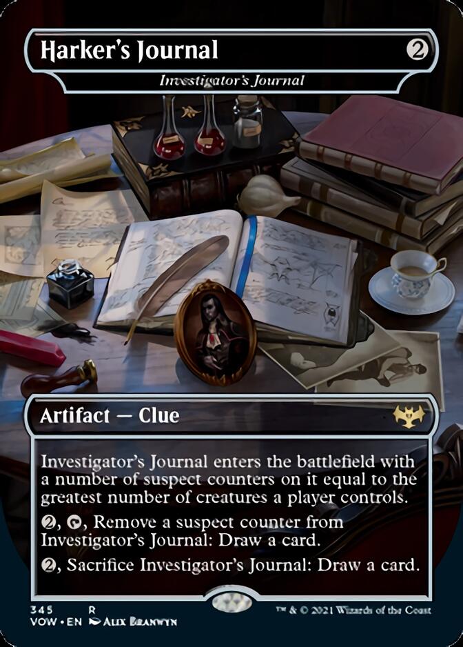 Investigator's Journal - Harker's Journal [Innistrad: Crimson Vow] | Tacoma Games