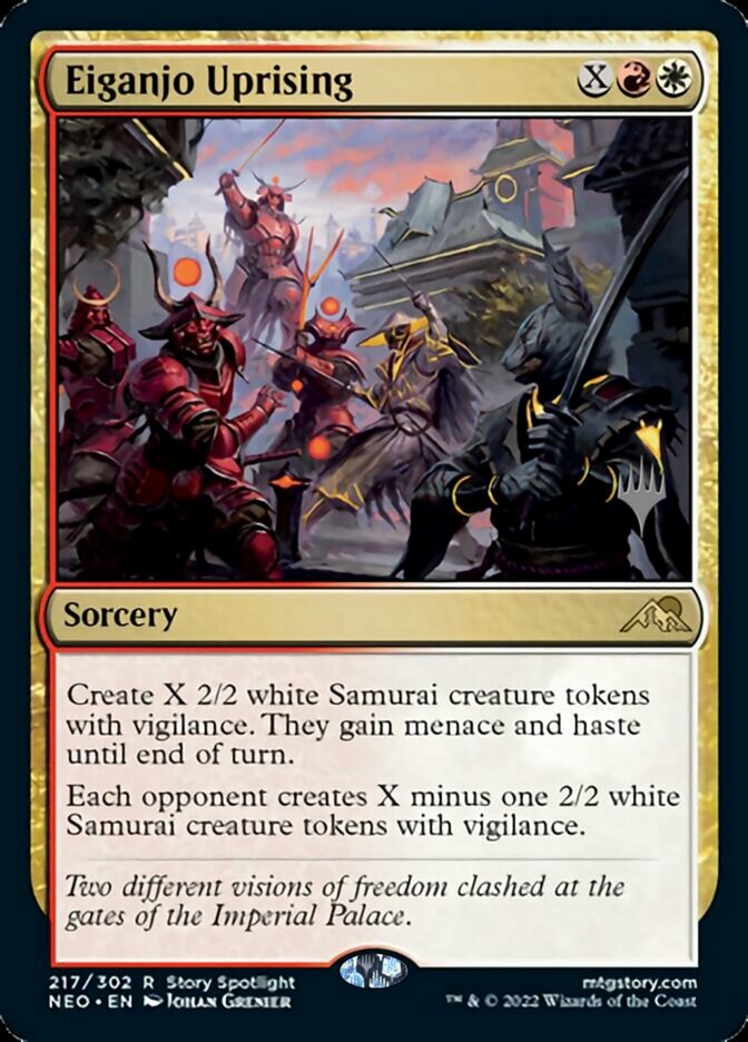 Eiganjo Uprising (Promo Pack) [Kamigawa: Neon Dynasty Promos] | Tacoma Games