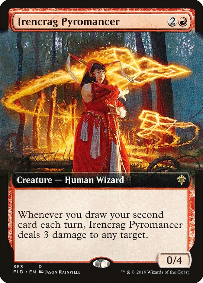 Irencrag Pyromancer (Extended Art) [Throne of Eldraine] | Tacoma Games