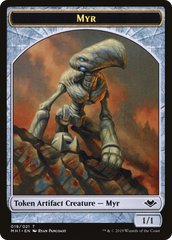 Myr // Thopter Double-Sided Token [Phyrexia: All Will Be One Commander Tokens] | Tacoma Games