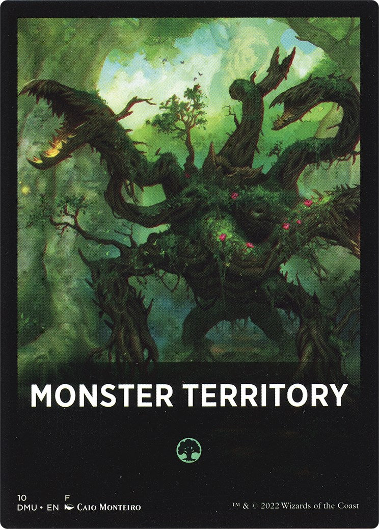 Monster Territory Theme Card [Dominaria United Tokens] | Tacoma Games