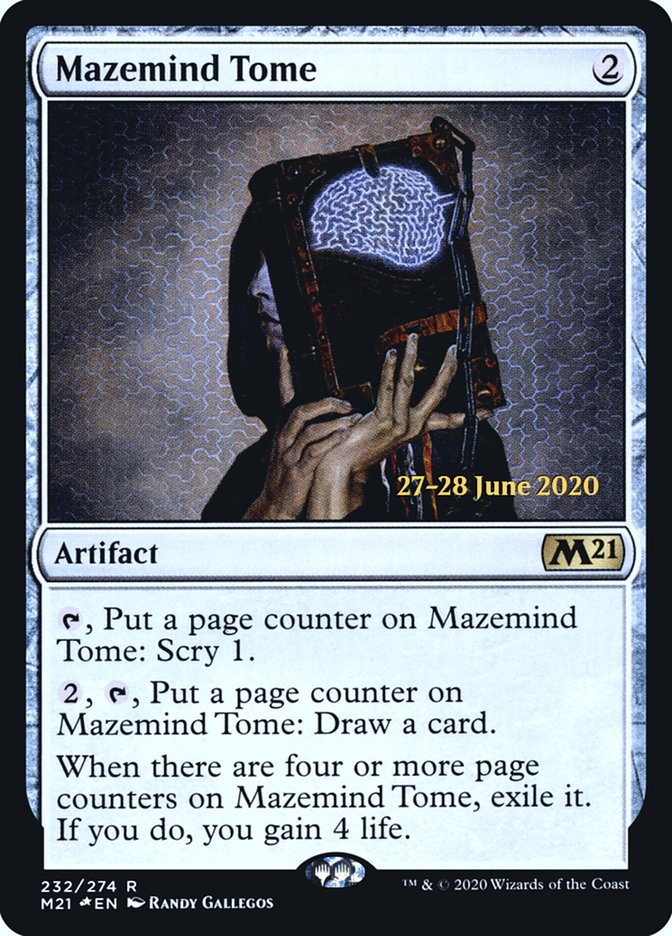 Mazemind Tome  [Core Set 2021 Prerelease Promos] | Tacoma Games