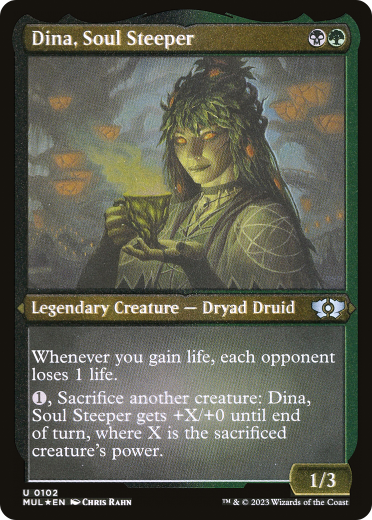 Dina, Soul Steeper (Foil Etched) [Multiverse Legends] | Tacoma Games