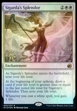 Sigarda's Splendor [Innistrad: Midnight Hunt Prerelease Promos] | Tacoma Games