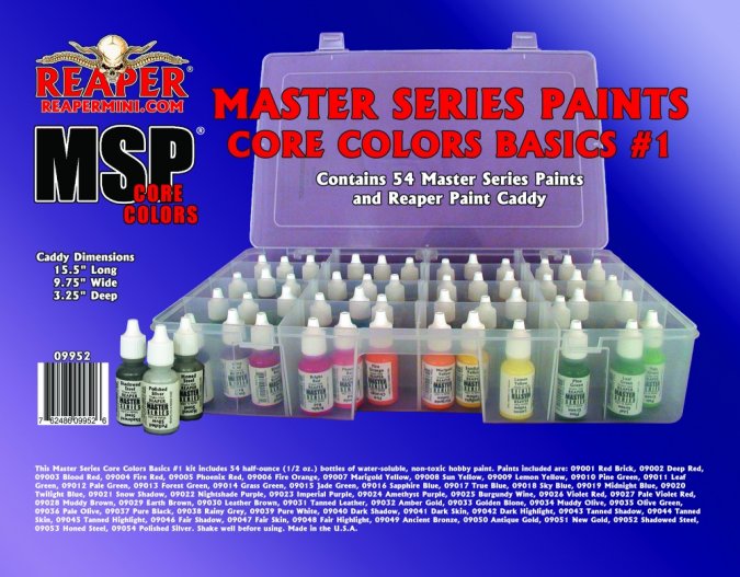 Master Series Paints Core Colors Basics #1 | Tacoma Games