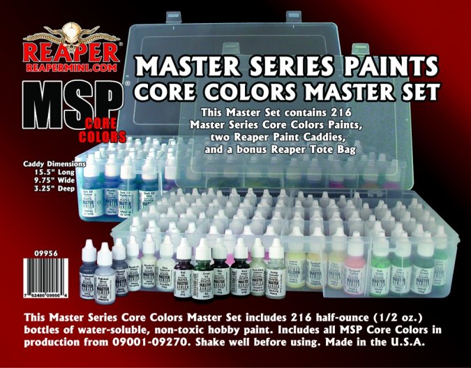 Master Series Paint Core Colors Master Set (09001-09270) | Tacoma Games