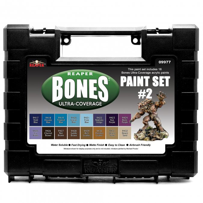 MSP Bones Ultra-Coverage Paints: Set #2 | Tacoma Games