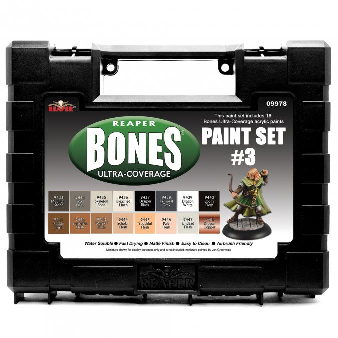 MSP Bones Ultra-Coverage Paints: Set #3 | Tacoma Games