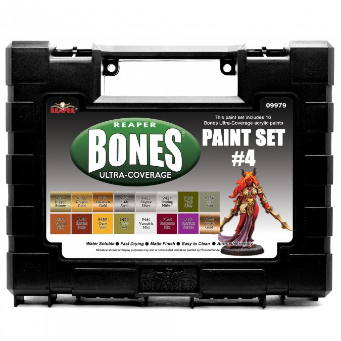 MSP Bones Ultra-Coverage Paints: Set #4 | Tacoma Games