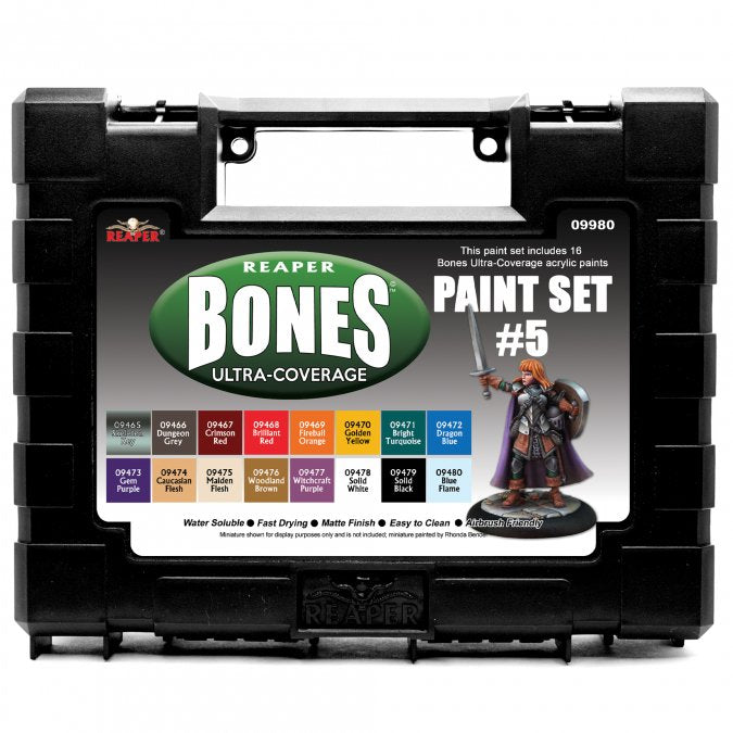 MSP Bones Ultra-Coverage Paints: Set #5 | Tacoma Games