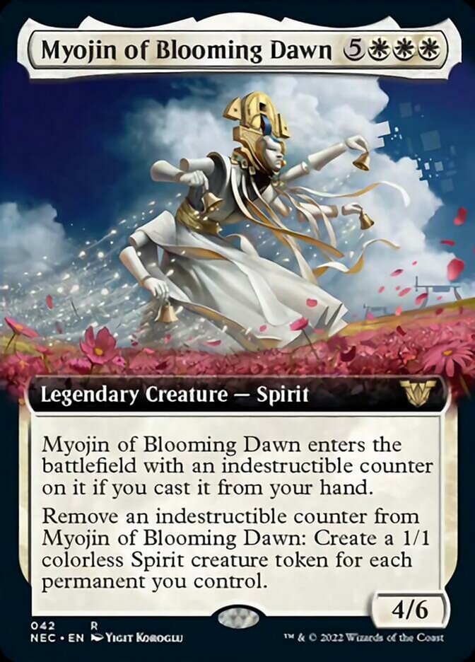 Myojin of Blooming Dawn (Extended) [Kamigawa: Neon Dynasty Commander] | Tacoma Games