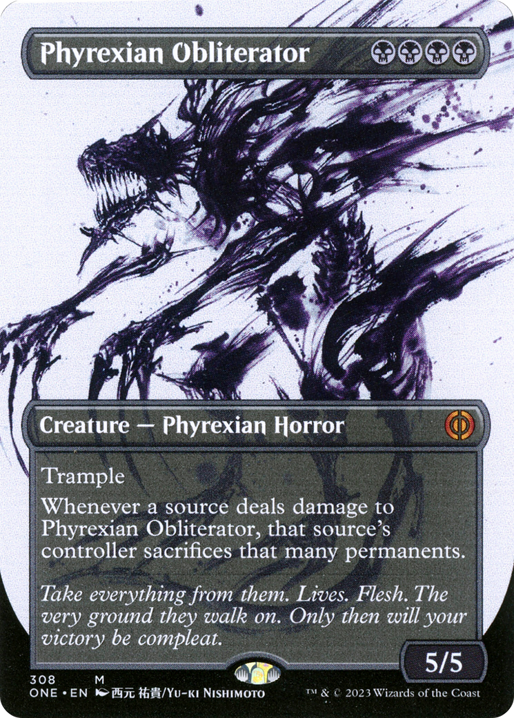 Phyrexian Obliterator (Borderless Ichor) [Phyrexia: All Will Be One] | Tacoma Games