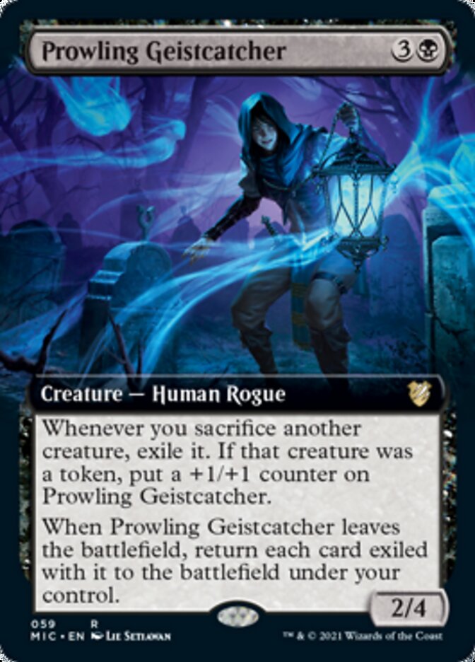 Prowling Geistcatcher (Extended) [Innistrad: Midnight Hunt Commander] | Tacoma Games