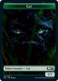 Cat (011) // Soldier Double-sided Token [Core Set 2021 Tokens] | Tacoma Games