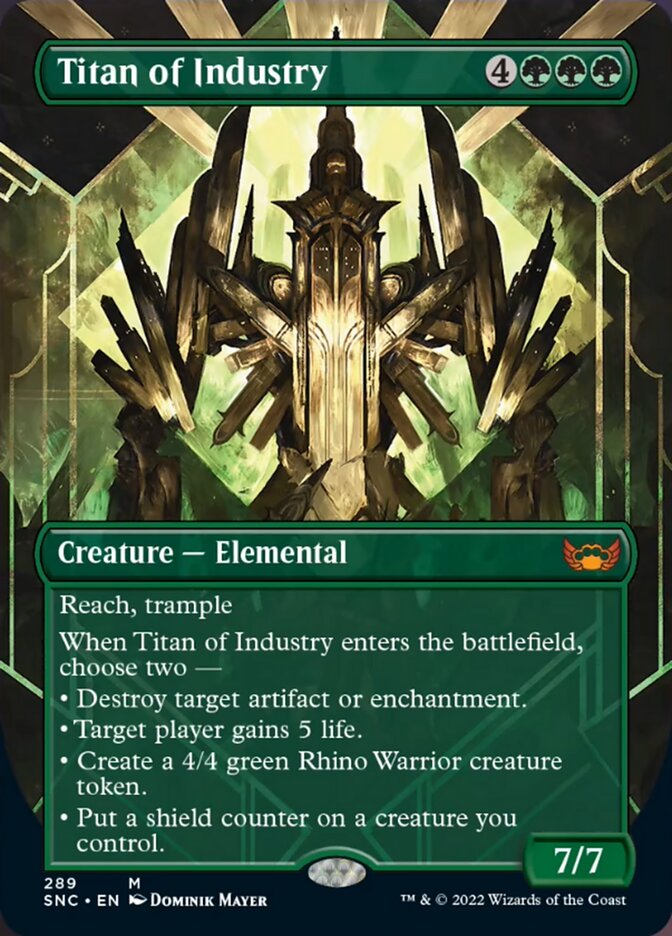 Titan of Industry (Borderless Alternate Art) [Streets of New Capenna] | Tacoma Games