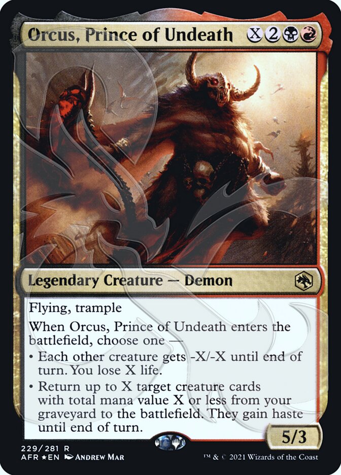 Orcus, Prince of Undeath (Ampersand Promo) [Dungeons & Dragons: Adventures in the Forgotten Realms Promos] | Tacoma Games