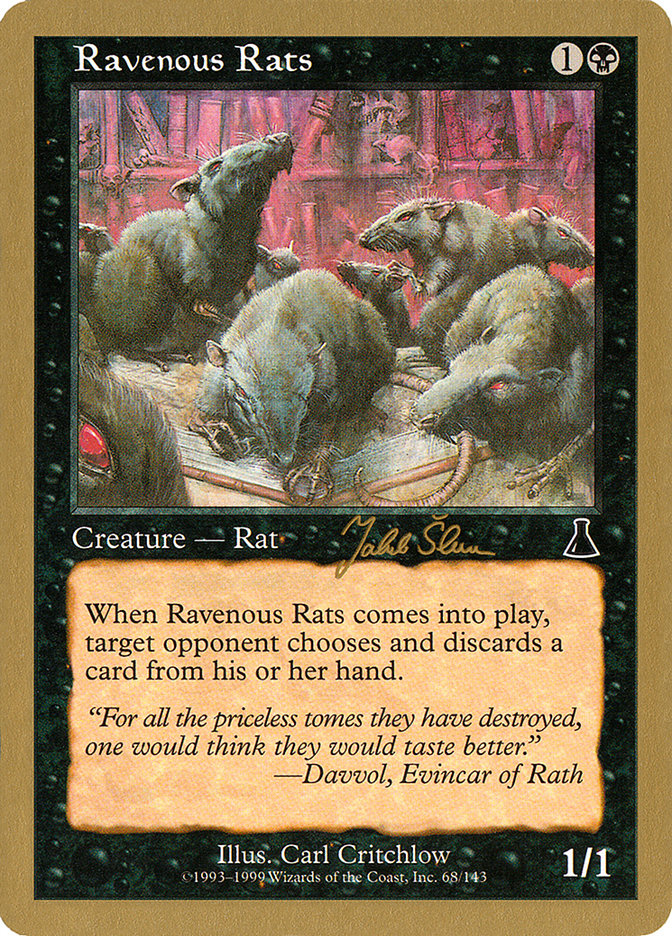 Ravenous Rats (Jakub Slemr) [World Championship Decks 1999] | Tacoma Games