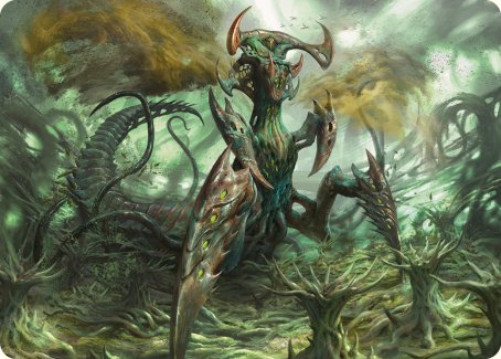 Zopandrel, Hunger Dominus Art Card [Phyrexia: All Will Be One Art Series] | Tacoma Games