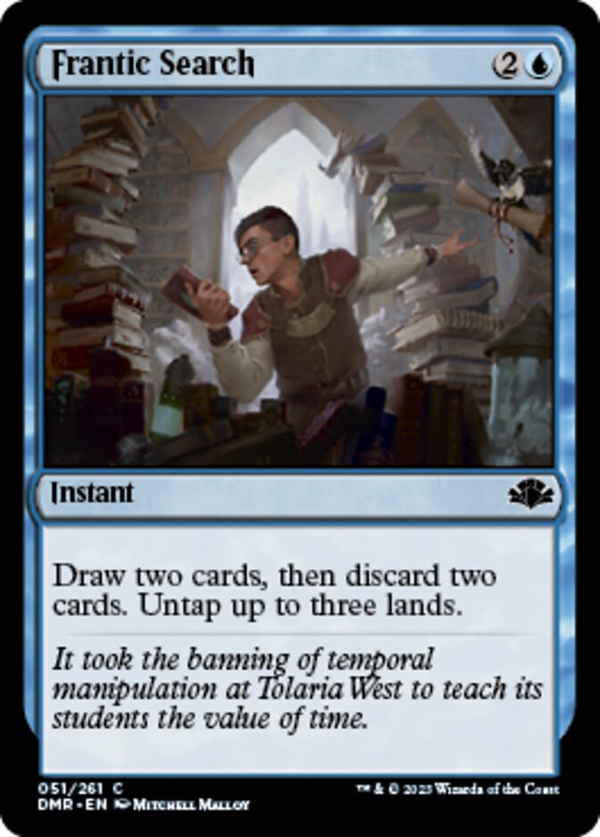 Frantic Search [Dominaria Remastered] | Tacoma Games