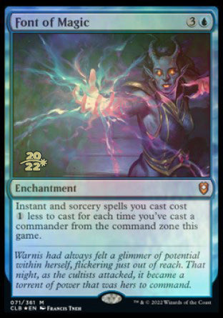 Font of Magic [Commander Legends: Battle for Baldur's Gate Prerelease Promos] | Tacoma Games