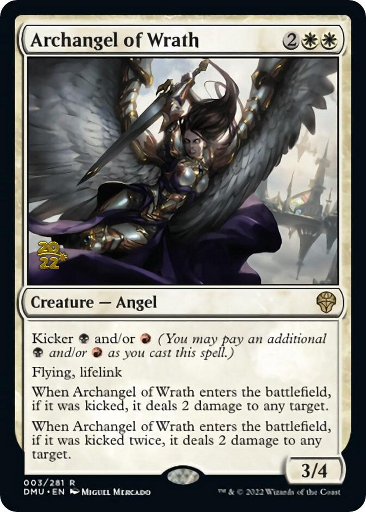Archangel of Wrath [Dominaria United Prerelease Promos] | Tacoma Games