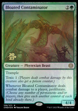 Bloated Contaminator [Phyrexia: All Will Be One Prerelease Promos] | Tacoma Games