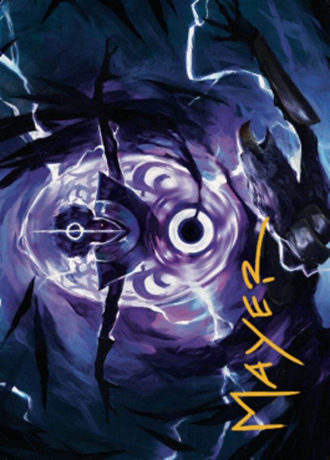Rona's Vortex Art Card (Gold-Stamped Signature) [Dominaria United Art Series] | Tacoma Games