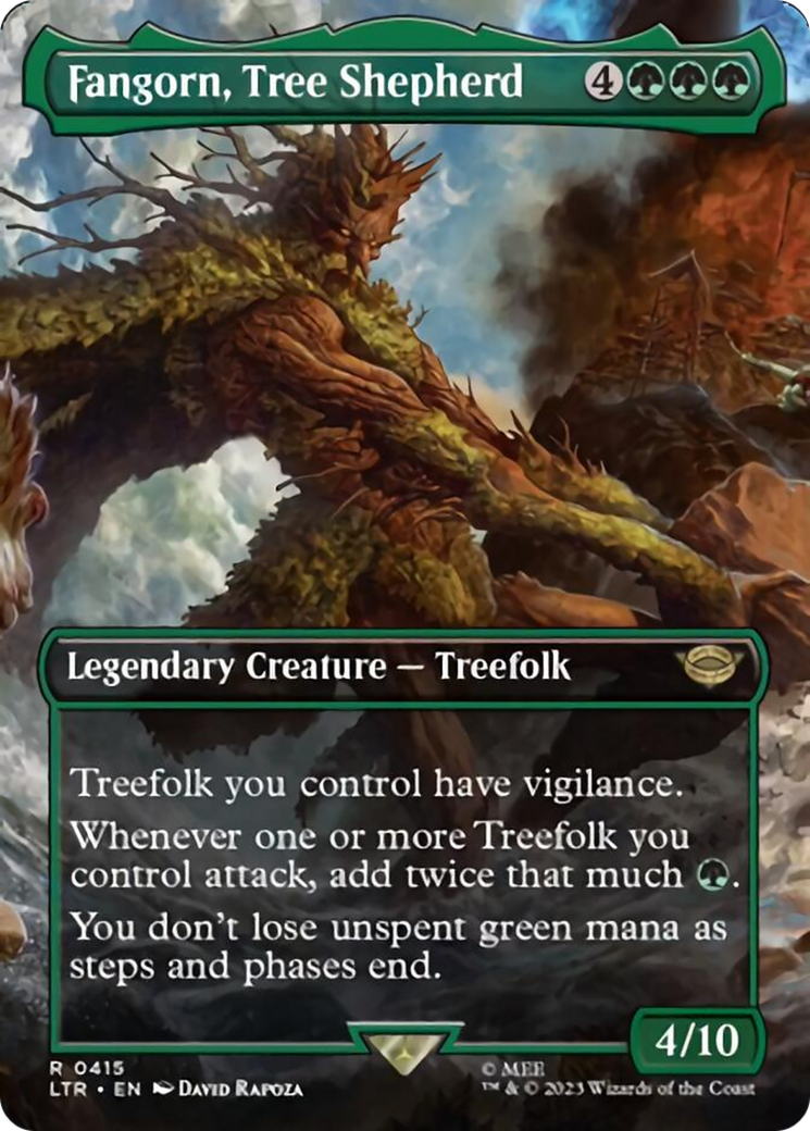 Fangorn, Tree Shepherd (Borderless Alternate Art) [The Lord of the Rings: Tales of Middle-Earth] | Tacoma Games