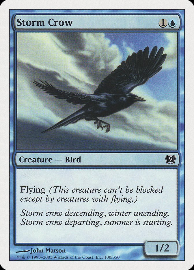 Storm Crow [Ninth Edition] | Tacoma Games