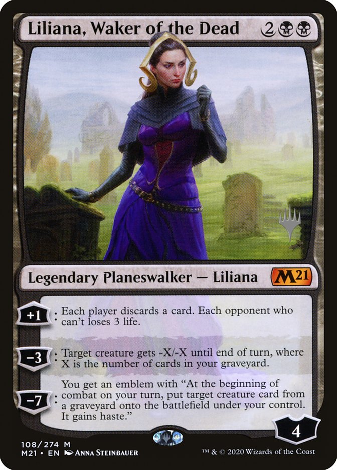 Liliana, Waker of the Dead (Promo Pack) [Core Set 2021 Promos] | Tacoma Games