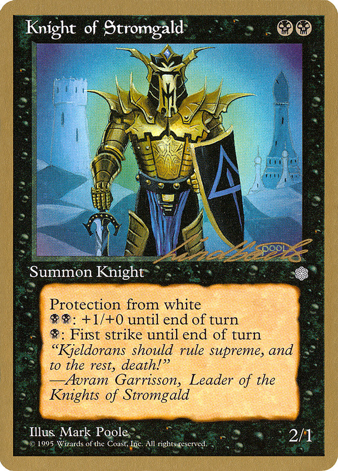 Knight of Stromgald (Leon Lindback) [Pro Tour Collector Set] | Tacoma Games