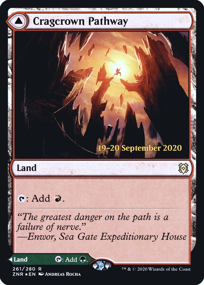 Cragcrown Pathway // Timbercrown Pathway  [Zendikar Rising Prerelease Promos] | Tacoma Games