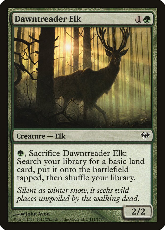 Dawntreader Elk [Dark Ascension] | Tacoma Games