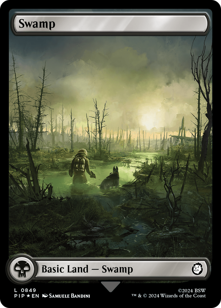 Swamp (0849) (Surge Foil) [Fallout] | Tacoma Games