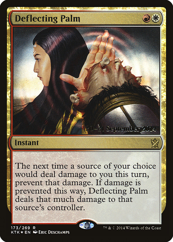 Deflecting Palm  [Khans of Tarkir Prerelease Promos] | Tacoma Games