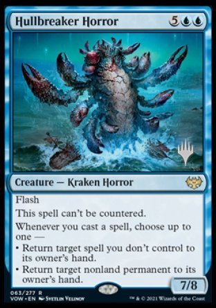 Hullbreaker Horror (Promo Pack) [Innistrad: Crimson Vow Promos] | Tacoma Games