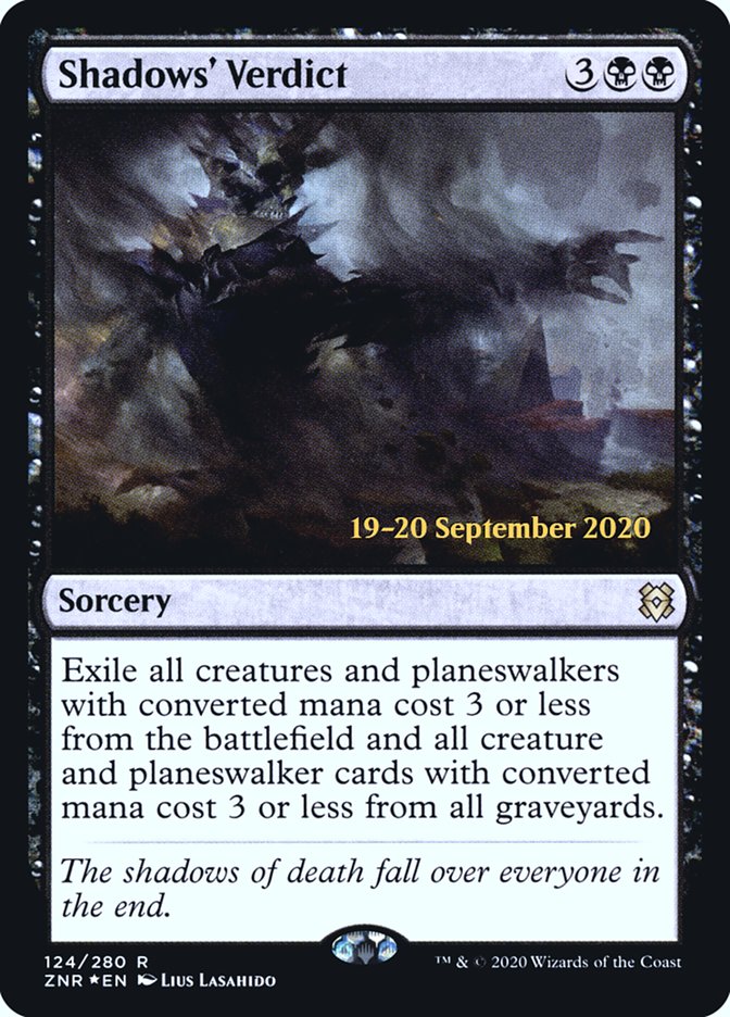 Shadows' Verdict  [Zendikar Rising Prerelease Promos] | Tacoma Games
