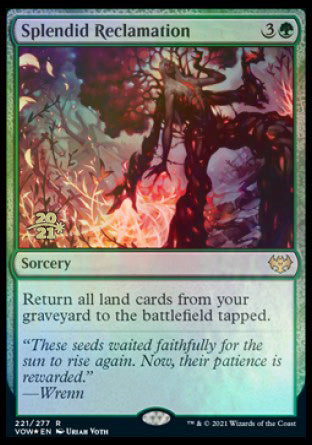 Splendid Reclamation [Innistrad: Crimson Vow Prerelease Promos] | Tacoma Games