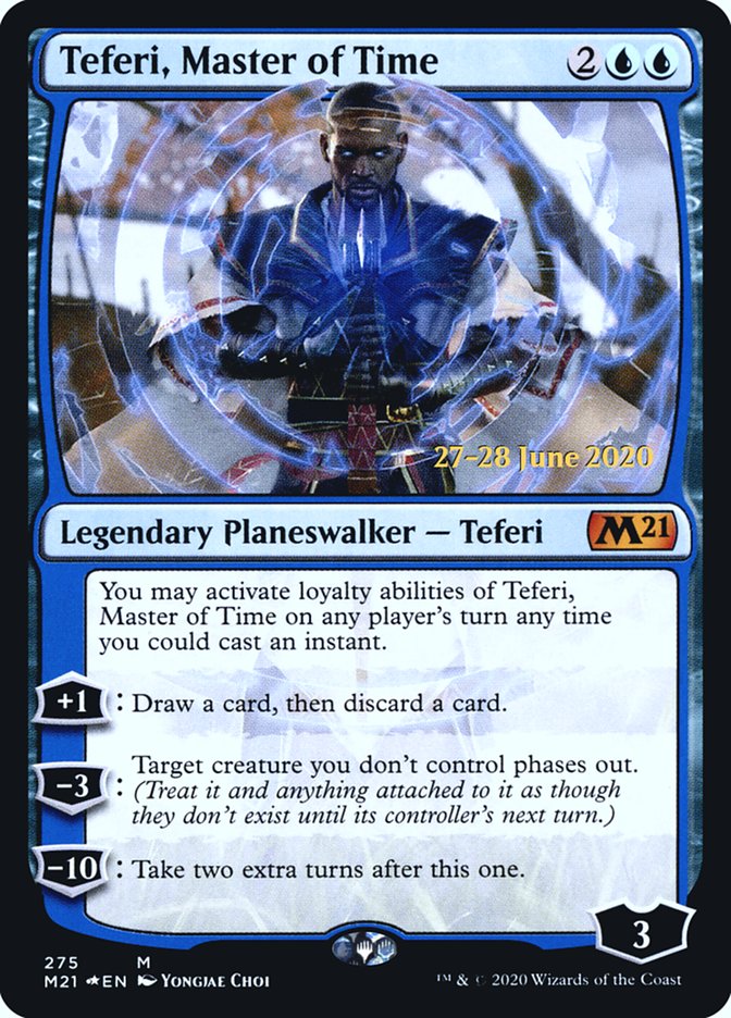 Teferi, Master of Time  [Core Set 2021 Prerelease Promos] | Tacoma Games