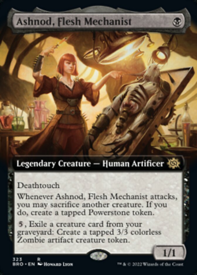 Ashnod, Flesh Mechanist (Extended Art) [The Brothers' War] | Tacoma Games