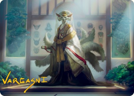 Light-Paws, Emperor's Voice Art Card (Gold-Stamped Signature) [Kamigawa: Neon Dynasty Art Series] | Tacoma Games