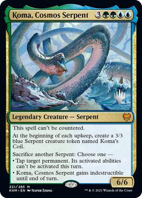 Koma, Cosmos Serpent [Kaldheim Promo Pack] | Tacoma Games