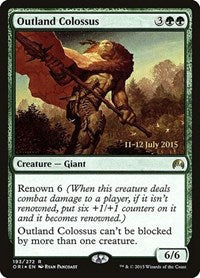 Outland Colossus [Magic Origins Promos] | Tacoma Games